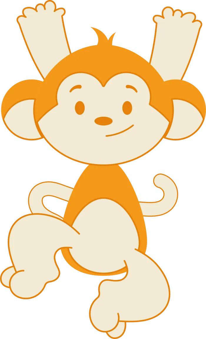 Logo peluche singe